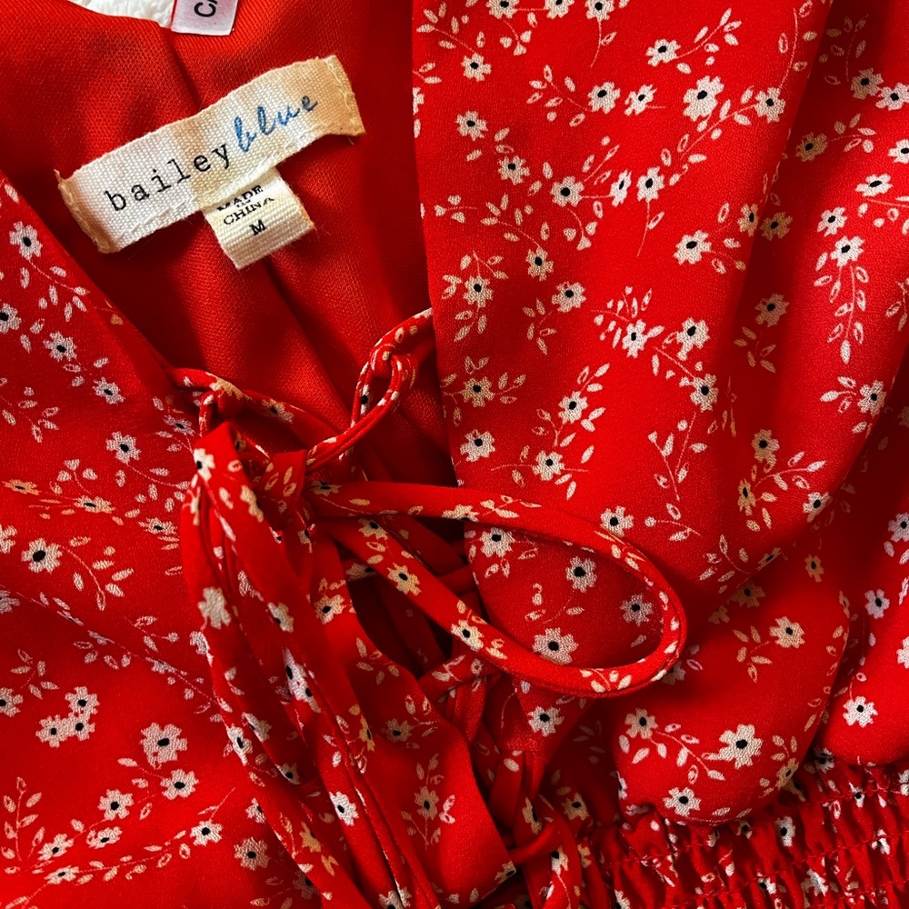 Bailey Blue Dress (like new) red